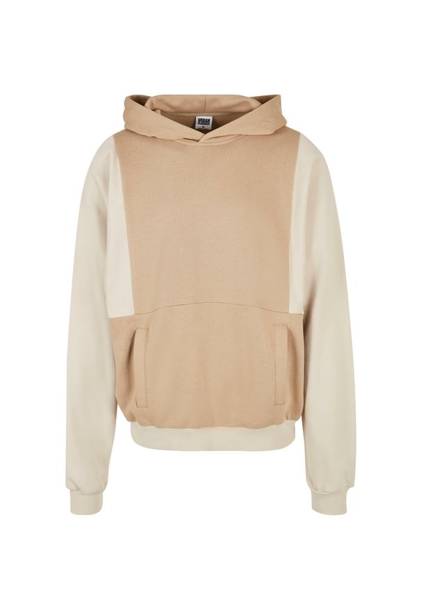 Bluza z kapturem Urban Classics Cut On Sleeve. Typ kołnierza: kaptur. Kolor: beżowy