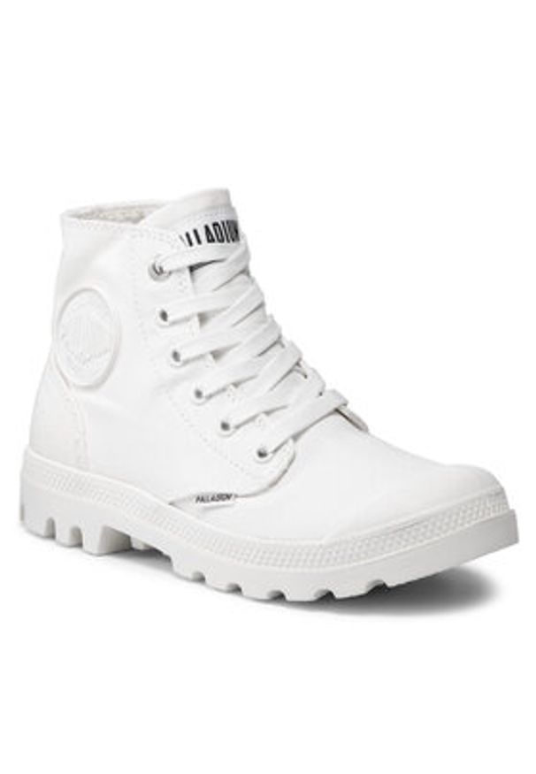 Palladium Trapery Pampa Hi Mono U 73089-116-M Biały. Kolor: biały. Materiał: materiał