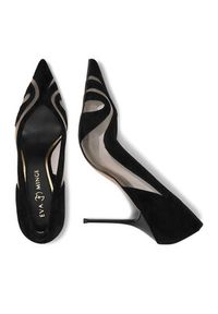Eva Minge Szpilki EO-YARA-LT2019-7 Czarny. Kolor: czarny. Materiał: materiał. Obcas: na szpilce #4