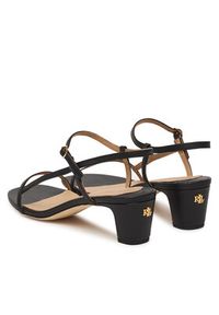 Lauren Ralph Lauren - LAUREN RALPH LAUREN Sandały 802P00097001 Czarny. Kolor: czarny. Materiał: skóra #4