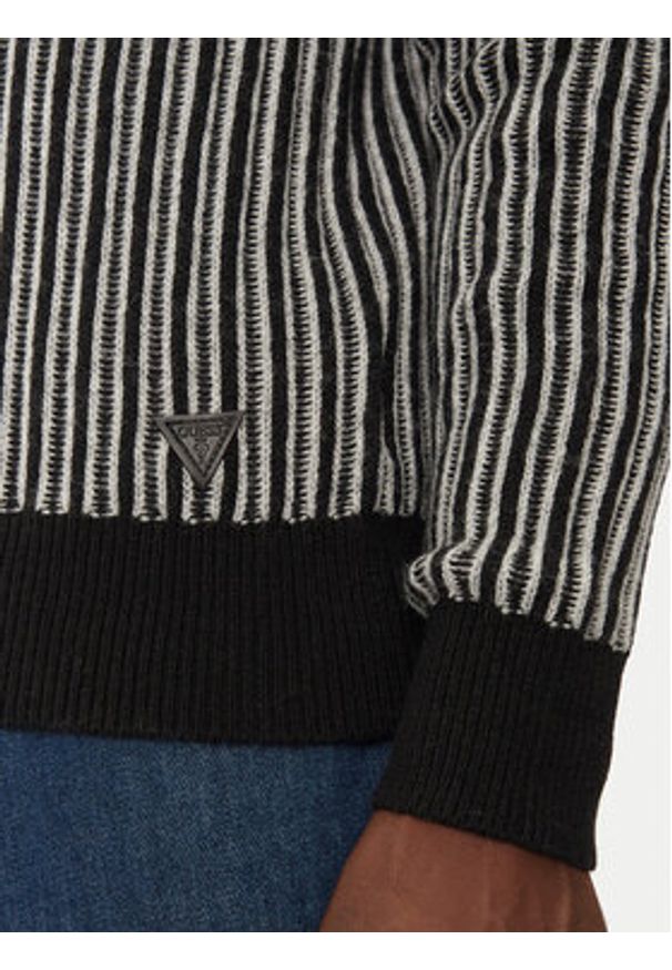 Guess Sweter M4BR13 Z3HB0 Kolorowy Regular Fit. Materiał: wełna, syntetyk. Wzór: kolorowy