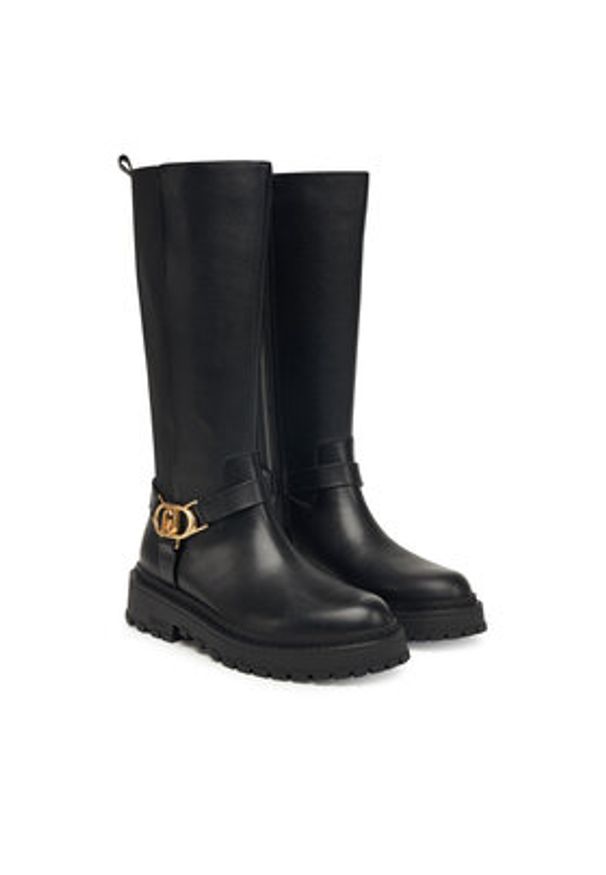 Liu Jo Kozaki Rumi 39 SF5059 PX241 Czarny. Kolor: czarny. Materiał: skóra