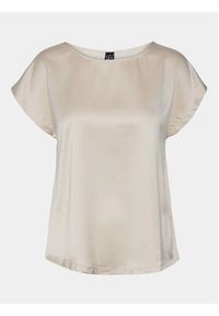 Vero Moda Bluzka Merle 10305151 Écru Regular Fit. Materiał: syntetyk #5