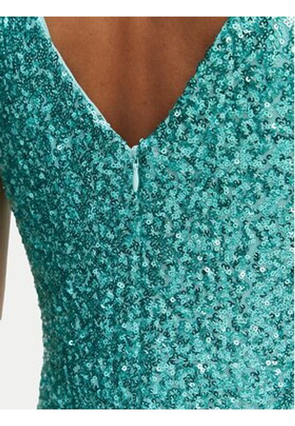 Rinascimento Sukienka koktajlowa CFC0123778003 Zielony Regular Fit. Kolor: zielony. Materiał: syntetyk. Styl: wizytowy