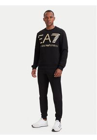 EA7 Emporio Armani Spodnie dresowe 7M002203 AF27189 MC004 Czarny Slim Fit. Kolor: czarny. Materiał: bawełna #3
