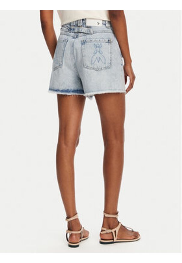 Patrizia Pepe Szorty jeansowe 2P1692/D070-CA61 Niebieski Regular Fit. Kolor: niebieski. Materiał: bawełna, jeans