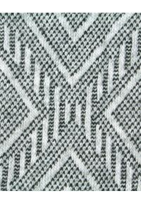 His Story - Ciepłe Wełniane Skarpetki Zimowe - Popielate ze Wzorem. Kolor: szary. Materiał: wełna, elastan, poliamid. Wzór: geometria #2