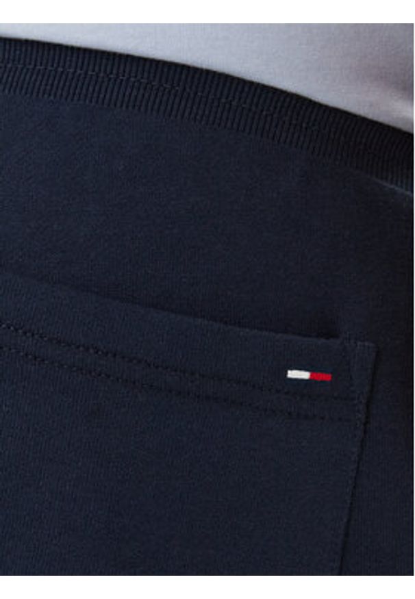 Tommy Jeans Szorty sportowe Signature DM0DM23017 Granatowy Regular Fit. Kolor: niebieski. Materiał: bawełna. Styl: sportowy