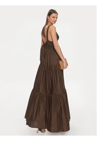 Liu Jo Sukienka letnia MA4070 MA23A Brązowy Regular Fit. Kolor: brązowy. Materiał: bawełna. Sezon: lato #3
