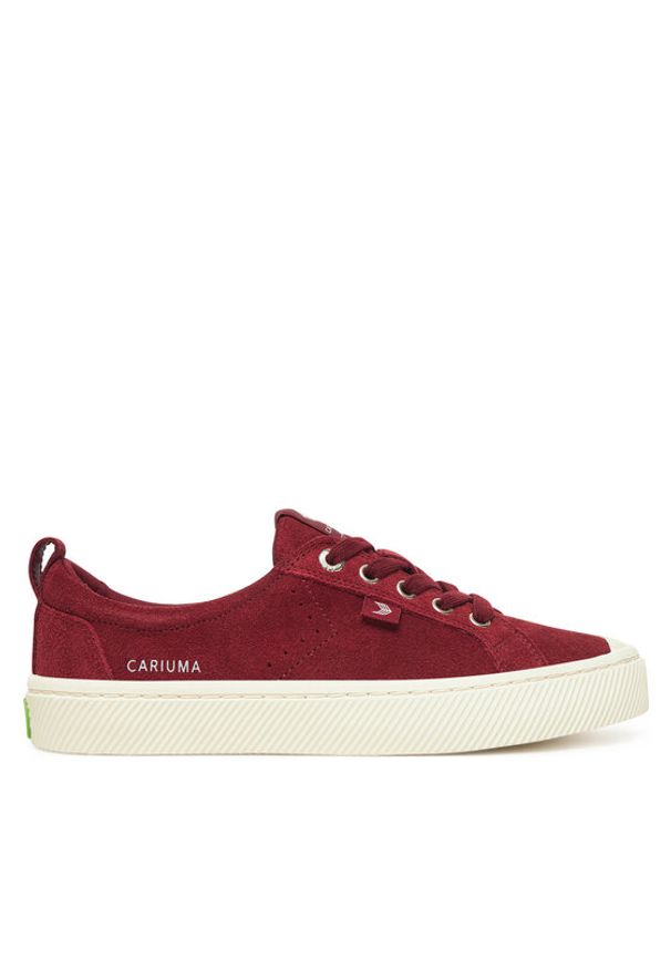 CARIUMA Trampki Oca 100102R54W080 Bordowy. Kolor: czerwony. Materiał: zamsz, skóra