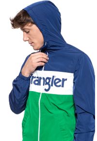 Wrangler - KURTKA WRANGLER WALLY WINDBREAKER BLUE DEPTHS W4707V9JY. Kolor: zielony #7