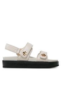 Tory Burch Sandały Kira Sport Sandal Calf Leather 144328 Écru. Materiał: skóra. Styl: sportowy #4