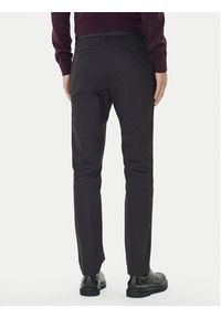 Calvin Klein Chinosy LV04LD613G Czarny Slim Fit. Kolor: czarny. Materiał: bawełna