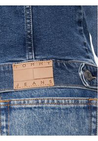 Tommy Jeans Kurtka jeansowa Vivianne DW0DW17213 Niebieski Slim Fit. Kolor: niebieski. Materiał: bawełna