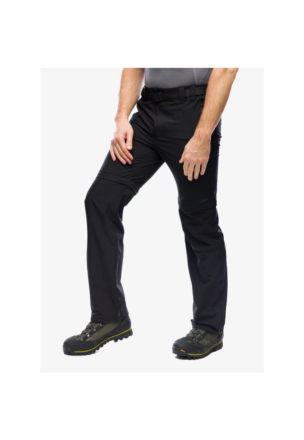 Spodnie z odpinanymi nogawkami męskie CMP Rule Zip Off Pant Stretch Polyester. Kolor: szary
