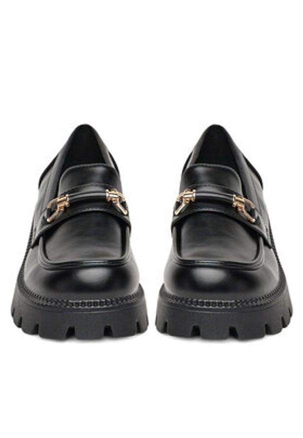 DeeZee Loafersy FBD-20306 Czarny. Kolor: czarny. Materiał: skóra