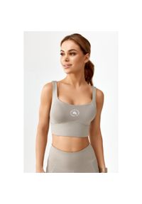 ROUGH RADICAL - Stanik top sportowy treningowy szybkoschnący Rough Radical Sports Bra Hamptons. Kolor: szary #1