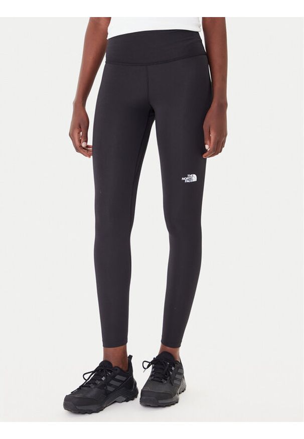 The North Face Legginsy Flex NF0A8EJB Czarny Slim Fit. Kolor: czarny. Materiał: syntetyk
