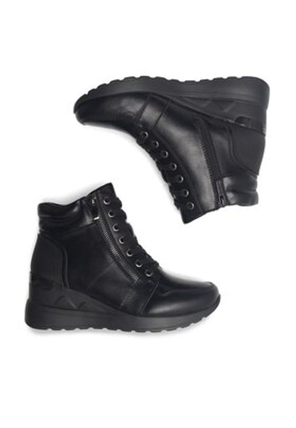 Clara Barson Botki AUGUSTA WS2229-47 Czarny. Kolor: czarny