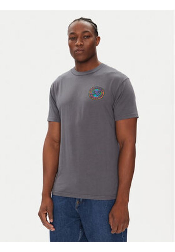 DC Shoes T-Shirt ADYZT05458 Szary Heritage Fit. Kolor: szary. Materiał: bawełna