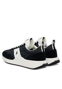 Polo Ralph Lauren Sneakersy 809P13090003 Czarny. Kolor: czarny. Materiał: zamsz, skóra #4