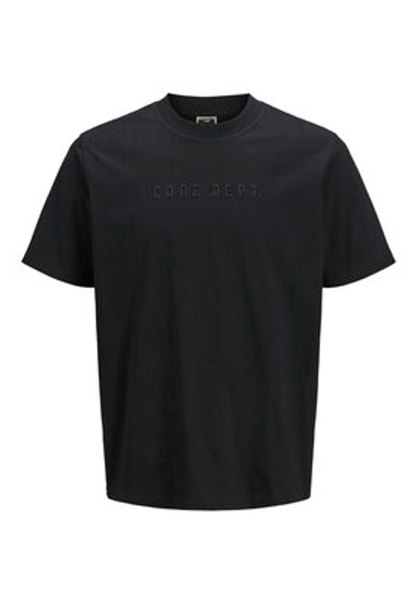 Jack & Jones - Jack&Jones T-Shirt Recharge 12273070 Czarny Relaxed Fit. Kolor: czarny. Materiał: bawełna