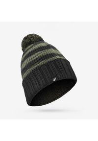 WEDZE - Czapka narciarska dla dorosłych Wedze Grand Nord FR 500. Kolor: czarny, wielokolorowy, brązowy, zielony. Materiał: akryl, materiał. Sezon: zima. Styl: sportowy #1