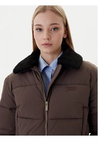 Tommy Jeans Kurtka zimowa Teddy DW0DW22049 Brązowy Regular Fit. Kolor: brązowy. Materiał: syntetyk. Sezon: zima #5