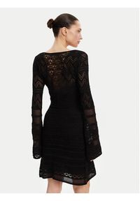 Guess Sukienka dzianinowa W5GK48 Z3E22 Czarny Slim Fit. Kolor: czarny. Materiał: wiskoza #3