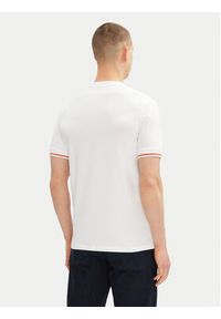 Karl Lagerfeld - KARL LAGERFELD T-Shirt 755020 552221 Biały Regular Fit. Typ kołnierza: dekolt w karo. Kolor: biały. Materiał: bawełna #5