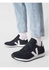 Veja Sneakersy Sdu rec Flannel RR041971B Czarny. Kolor: czarny. Materiał: materiał #7