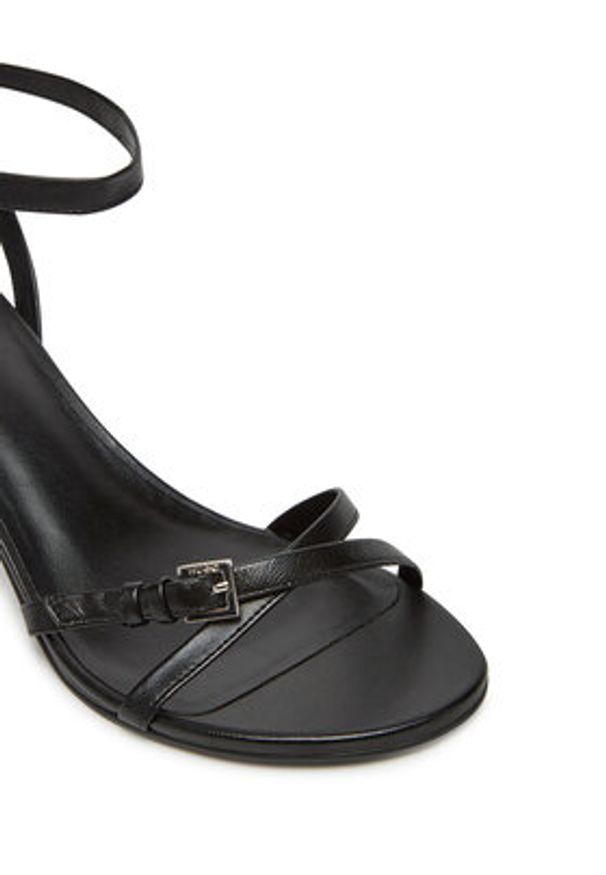 Hugo - HUGO Sandały Katniss 50542112 Czarny. Kolor: czarny. Materiał: skóra