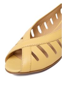 Lasocki Baleriny CEO-RST-ERICA-66 Żółty. Kolor: żółty. Materiał: skóra #2