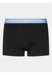 Karl Lagerfeld - KARL LAGERFELD Komplet 3 par bokserek 240M2108 Niebieski. Kolor: niebieski. Materiał: bawełna #4