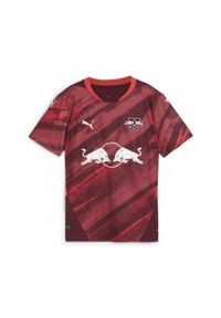 Puma - Młodzieżowa koszulka wyjazdowa RB Leipzig 24/25 PUMA Dark Jasper Active Red. Kolor: czerwony