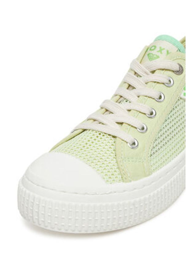 Roxy Trampki V12-908 Zielony. Kolor: zielony. Materiał: materiał