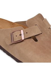 Birkenstock Klapki Boston Bs 960811 Beżowy. Kolor: beżowy. Materiał: nubuk, skóra