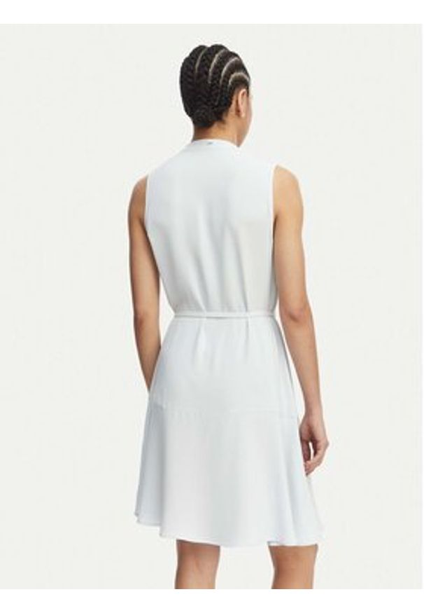 BOSS Sukienka codzienna Dimosa-Mini 50554224 Niebieski Regular Fit. Okazja: na co dzień. Kolor: niebieski. Materiał: wiskoza. Typ sukienki: proste. Styl: casual. Długość: mini