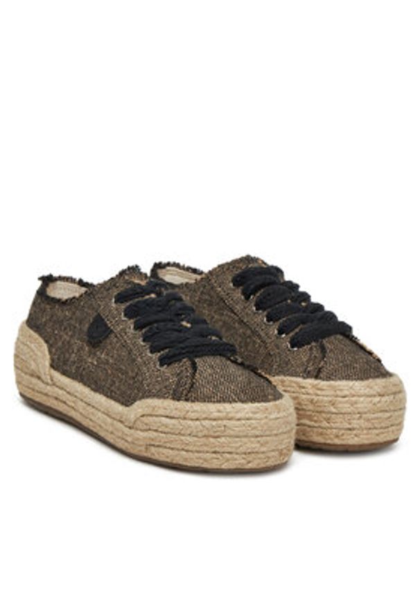 EMU Australia Espadryle Ellery 2.0 W13065 Czarny. Kolor: czarny. Materiał: materiał