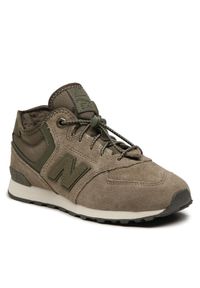 New Balance Sneakersy GV574HG1 Zielony. Kolor: zielony. Materiał: zamsz, skóra. Model: New Balance 574 #1