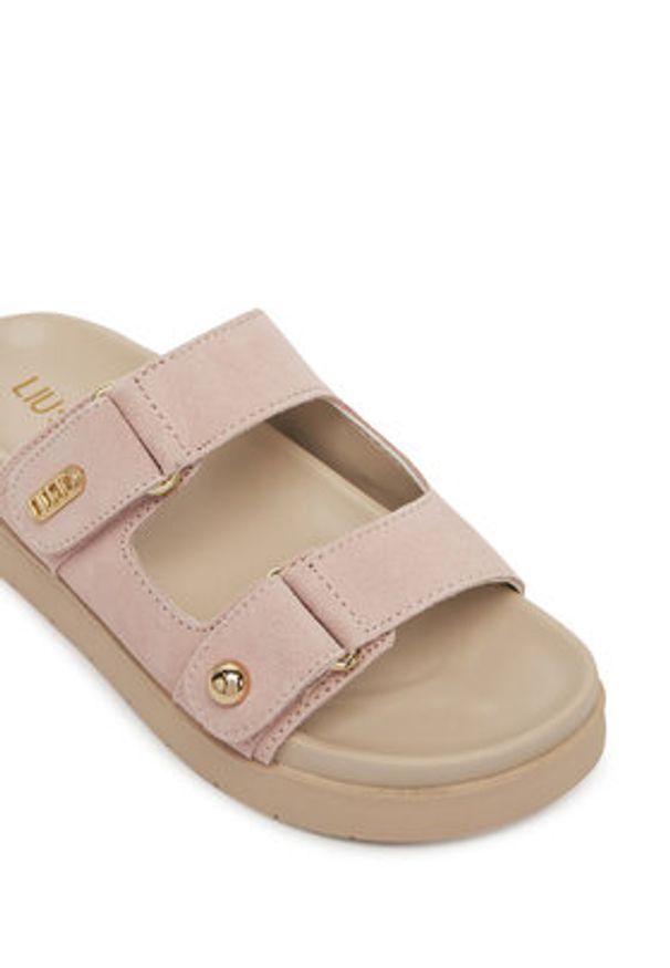 Liu Jo Klapki Penny 902 4A5709 PX002 Różowy. Kolor: różowy. Materiał: zamsz, skóra