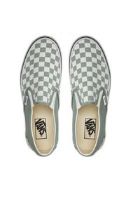 Vans Tenisówki Classic Slip-On VN000BVZCJL1 Zielony. Zapięcie: bez zapięcia. Kolor: zielony. Materiał: materiał #2