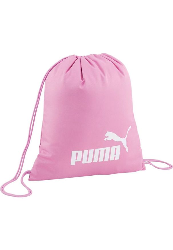 Puma Plecak torba worek na buty sportowy szkolny Puma Phase Gym Sack różowy 79944 32. Kolor: różowy. Styl: sportowy