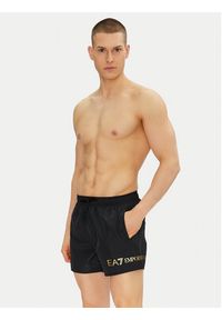 EA7 Emporio Armani Szorty kąpielowe 7M000519 AF13049 MC004 Czarny Regular Fit. Kolor: czarny. Materiał: syntetyk