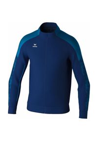 ERIMA - Kurtka z dresu Erima Evo Star. Kolor: niebieski. Materiał: dresówka. Długość rękawa: raglanowy rękaw #1