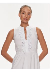 Silvian Heach Sukienka letnia GPP23331VE Biały Regular Fit. Kolor: biały. Materiał: bawełna. Sezon: lato #2
