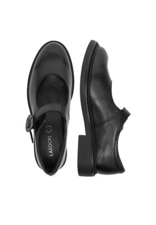 Lasocki Półbuty CEO-RST-56007-12 Czarny. Kolor: czarny. Materiał: skóra