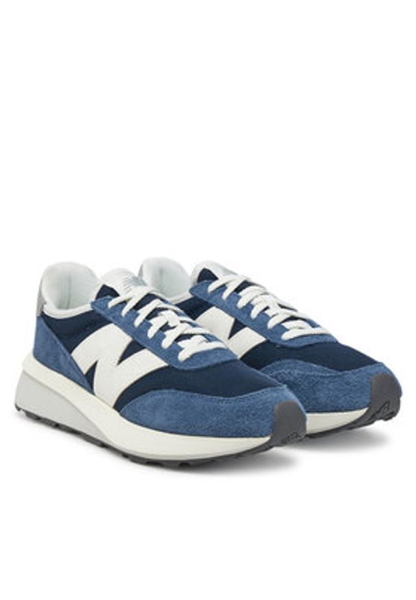 New Balance Sneakersy U370AG Granatowy. Kolor: niebieski. Materiał: zamsz, skóra