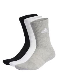 Adidas - Skarpety Męskie Treningowe adidas Cushioned Crew 3 Pary. Kolor: czarny, biały, szary, wielokolorowy