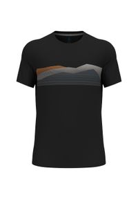 Odlo - Koszulka z krótkim rękawem męska ODLO F-Dry Ridgeline T-Shirt Crew Neck. Kolor: wielokolorowy, czarny, szary. Długość rękawa: krótki rękaw. Długość: krótkie